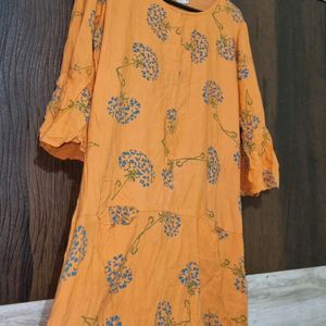 PRINTED KURTA WITH POCKETS