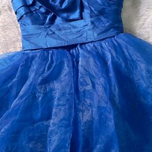 Barbie Organza Fabric Beautiful Flowy Short Dress