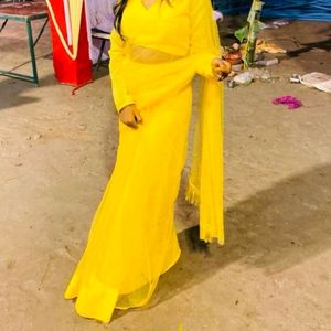 New Haldi Saree💛....