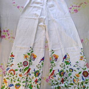 White Kurti & Palazzo Set