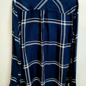 Blue Dark Colour Chex Shirt