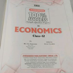 CBSE 12th Economics Evergreen