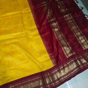 Pure Kanchi Pattu Saree 💛❤️