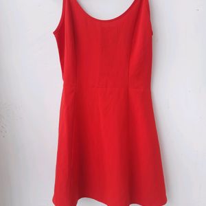 Zara Flowy Red Dress