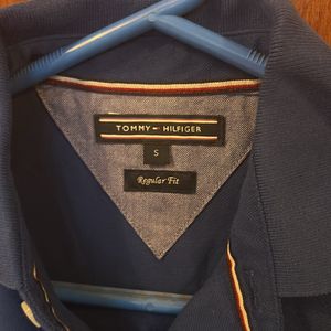 Blue Tommy Hilfiger Polo T-shirt