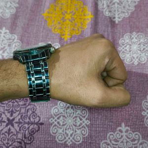 Metal Belt Analogue Watch