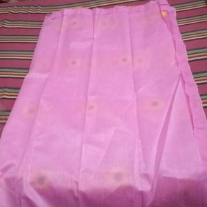 Beautiful Net Saree Baby Pink Colour