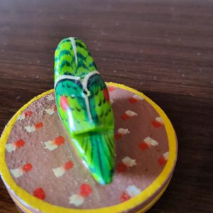 Handpainted Parrot AGARBATTI STAND INCENSE HOLDER