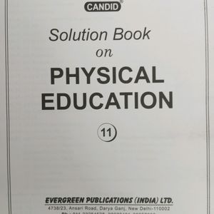 Physical Education Candid Book Class 11