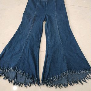 Denim Palazzo Pants For Women & Girls