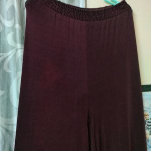 Red Wine Flowy pant