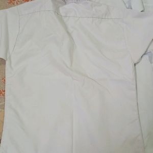 Combo Of Two White School Shirt For Boys