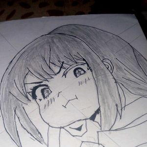 Anime Cute Girl Sketch