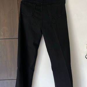 Wide Legged Black Denims