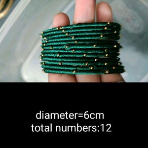 Metal Thread Bangles