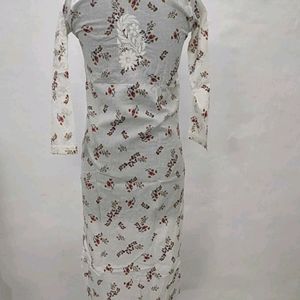 Ladies Cotton Chikankari Kurti