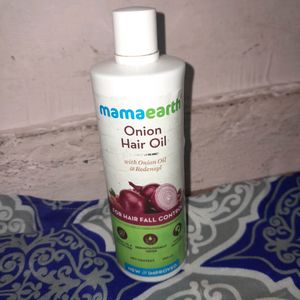 Mamaearth onion oil full Bottle