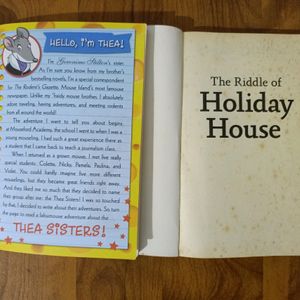 The Riddle Of Holiday House & Geronimo Stilton Thea Stilton And The Secret City