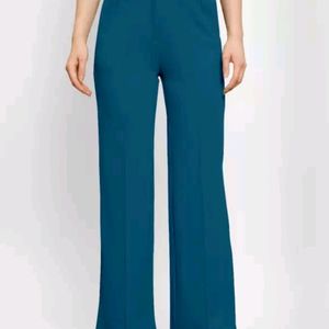 KOTTY TEAL Blue TROUSER (STRAIGHT)