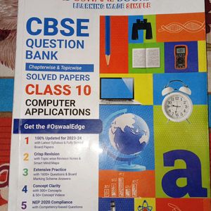 Oswal Publisher Class 10 CBSE Computer Application