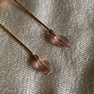 Pink Drop Earrings