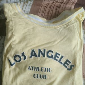 Team Spirit Yellow Los Angeles Tshirt