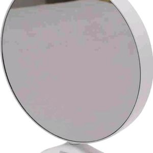 White Aesthetic Mirror + LED photo Frame