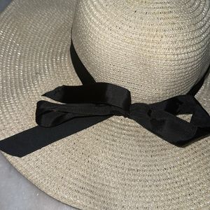 Big Brim Sun Beach Hat With Bow