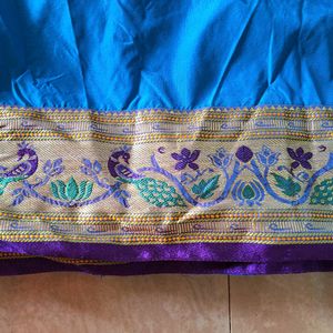 Pithani saree in blue