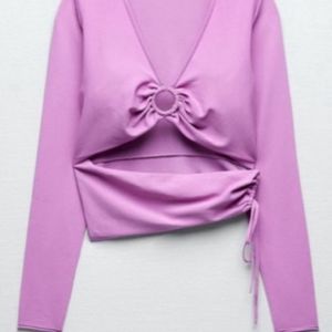 Authentic Zara Light Purple Top