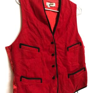 Barneys Red Waistcoat