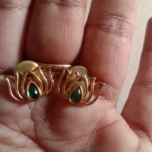 New Green Lotus Jewellery Set