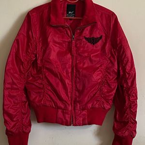 Women’s Red Bomber Jacket