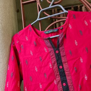 Branded Beautiful Red Kurta For Women ❤️❤️❤️