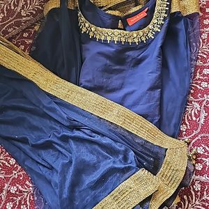 Navras Brand Kurta, Leggings and Dupatta Set