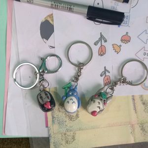 Anime/Manga Clay Keychains 1pc