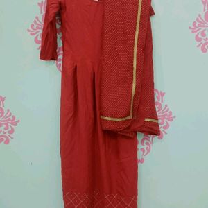 Frock Suit With Dupatta