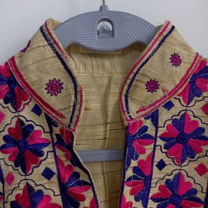 Half Stitched Jute Kurta Material