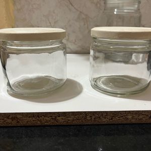 2 Air Tight Jars