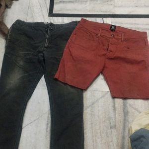 Donation Men's Black Jean And Red Nikar