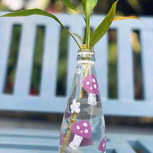 Painted Bottle for Plants