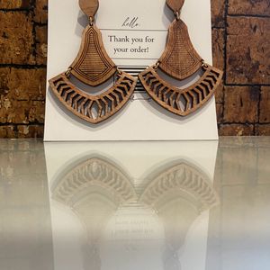 Designer Wooden Earrings