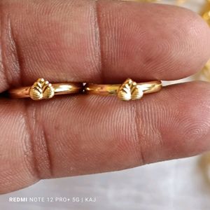 Leaf Design Toe Ring