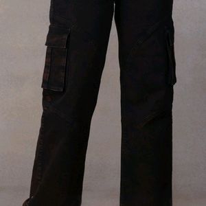 Black Six Pockets Denim Jean