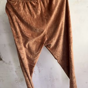 Velvet Stretchable Pajamas L