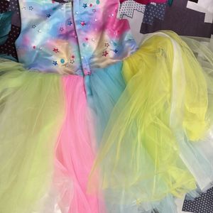 Unicorn Frock 1-3.5 Years