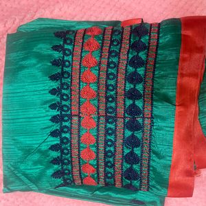 Embellished Cotton Silk Saree