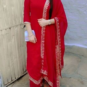 Kurti Palazzo With Dupatta