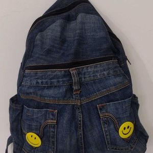 Denim Backpack