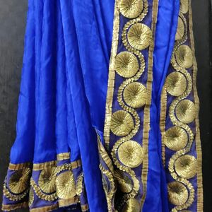 Self Printed Heavy Border Saree